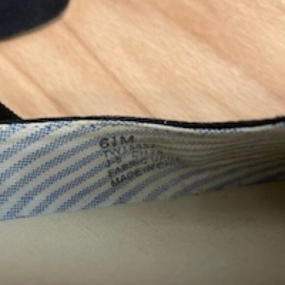 Tommy Hilfiger lace up espadrilles black/beige combo size 6.5M - Picture 11 of 13